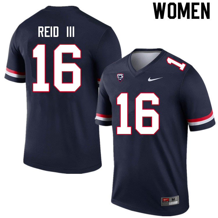 Women #16 Thomas Reid III Arizona Wildcats College Football Jerseys Sale-Navy